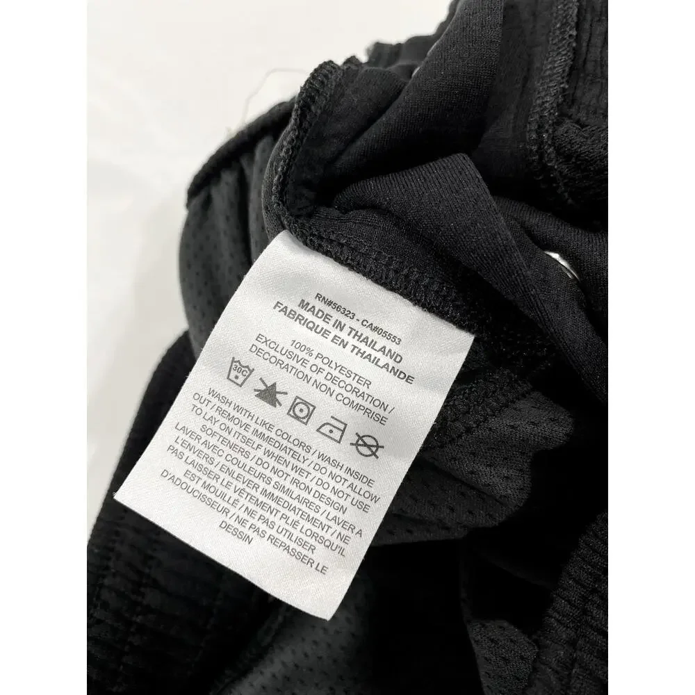 Nike Womens Small Black Tearaway Snap Button Track Pants Warm Up Joggers